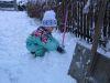 Martinka si hraje ve sněhu :o)
