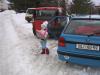 Martinka vystupuje na horách z auta :o)